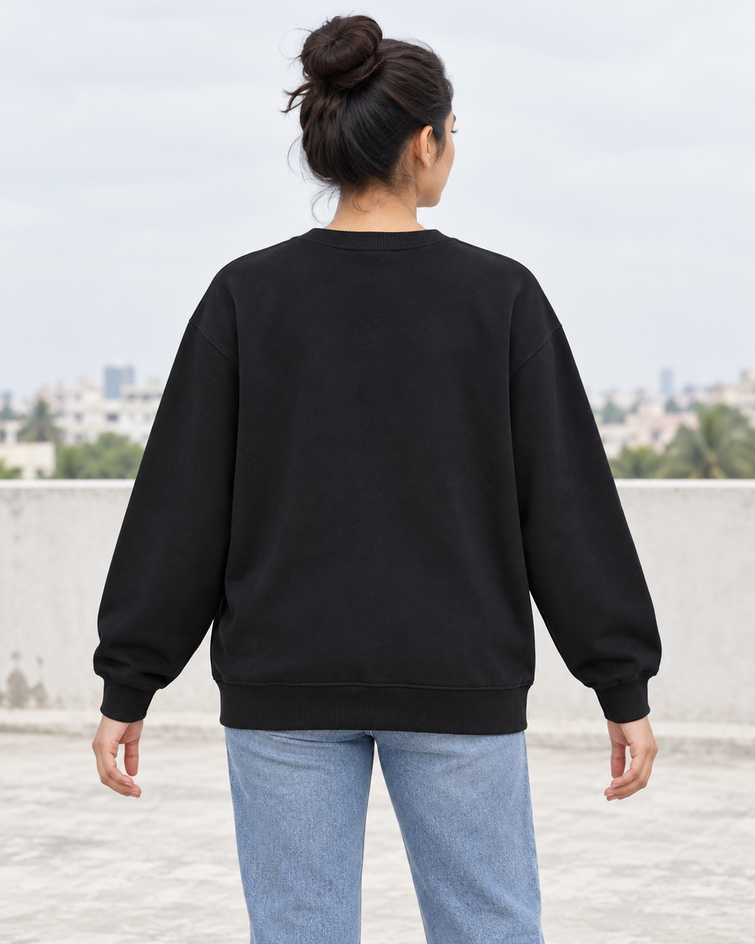 Neutral Mode-Unisex Oversized Sweatshirt — alternate view