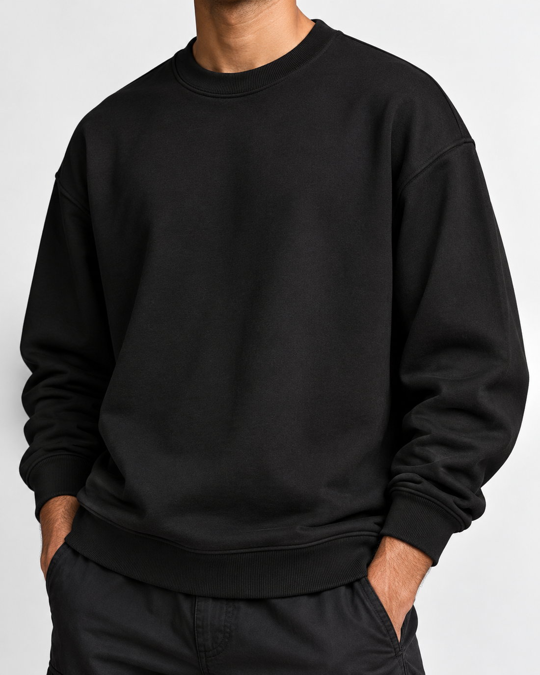 Neutral Mode-Unisex Oversized Sweatshirt — garment detail