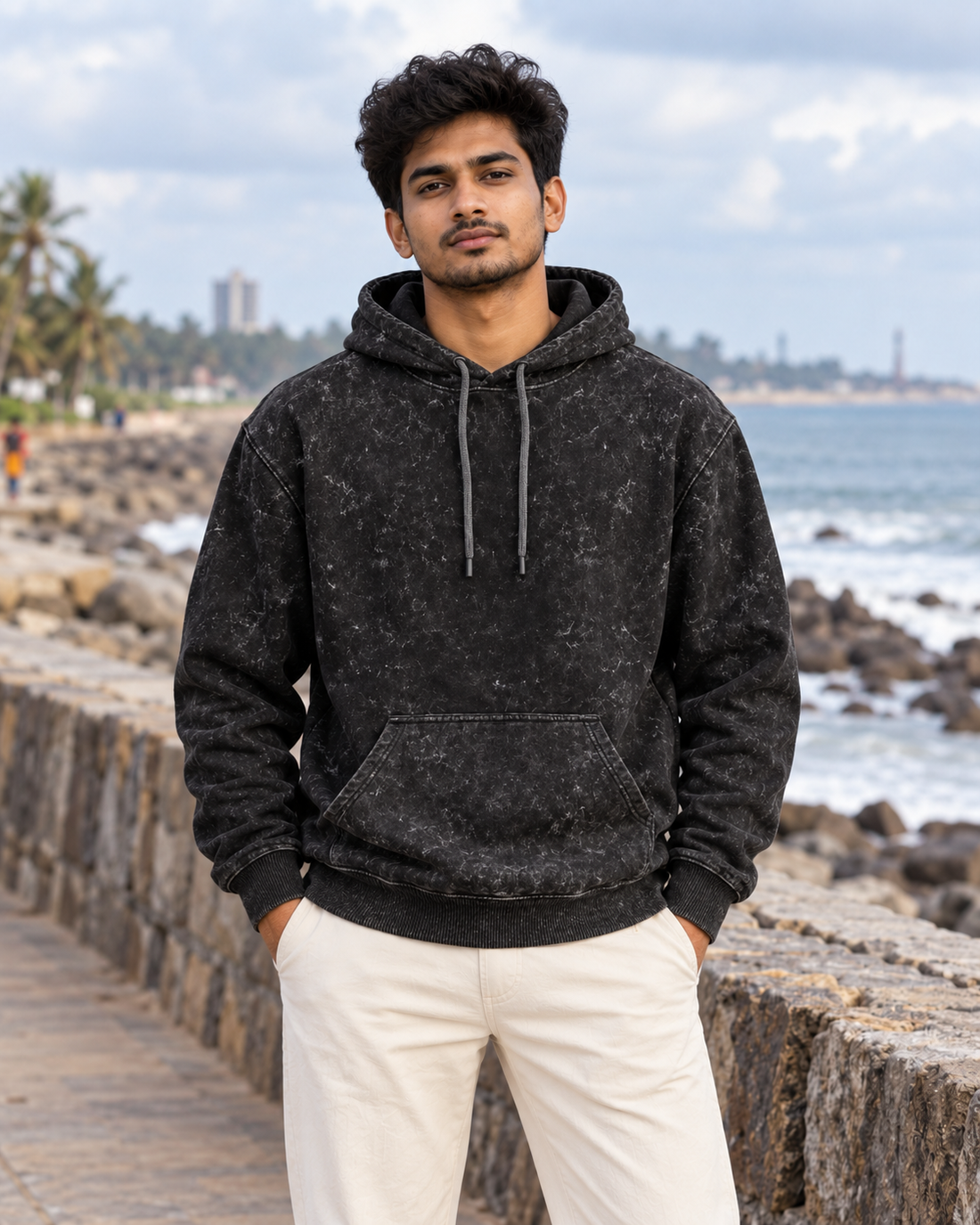 Urban Drift Hoodie — plain front lifestyle