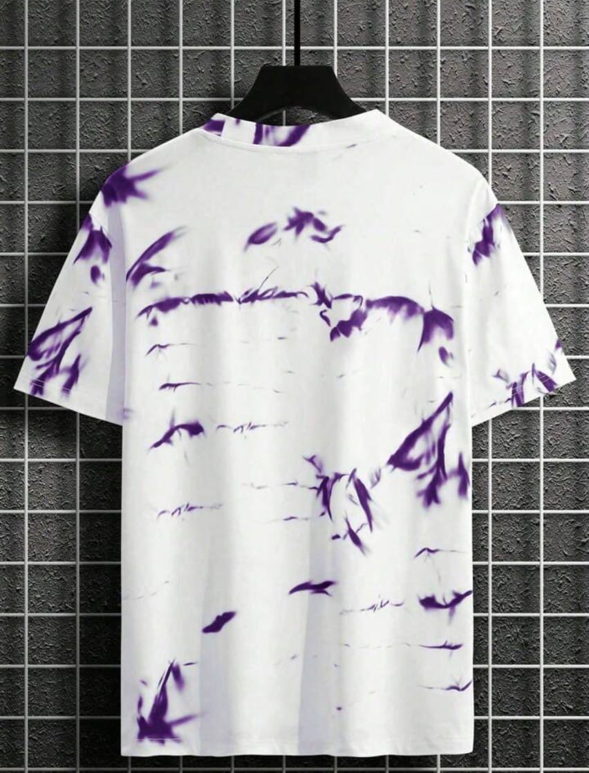 Men & Women Casual Printed Tee – Oversized Fit Streetwear T-Shirt