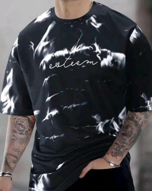 Men & Women Casual Printed Tee – Oversized Fit Streetwear T-Shirt