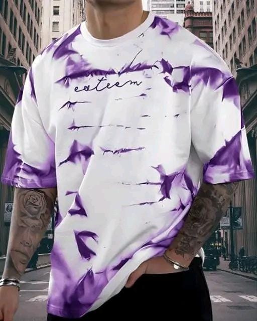 Men & Women Casual Printed Tee – Oversized Fit Streetwear T-Shirt