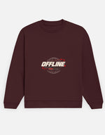 Offline Oversized Sweatshirt – Graphic Unisex Streetwear