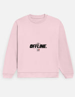 Offline Oversized Sweatshirt – Graphic Print Unisex Streetwear