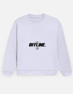 Offline Oversized Sweatshirt – Graphic Print Unisex Streetwear