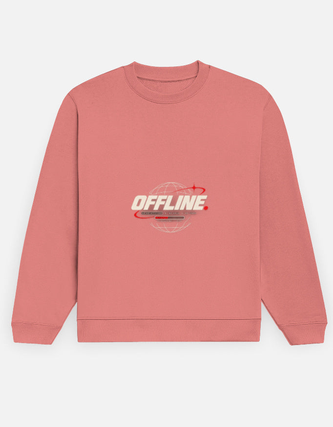 Offline Oversized Sweatshirt – Graphic Unisex Streetwear