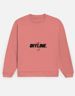 Offline Oversized Sweatshirt – Graphic Print Unisex Streetwear