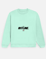 Offline Oversized Sweatshirt – Graphic Print Unisex Streetwear
