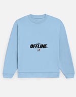 Offline Oversized Sweatshirt – Graphic Print Unisex Streetwear