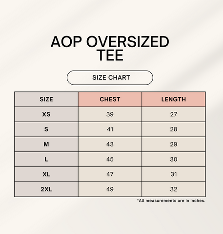 Unisex Casual Printed Tee – Oversized Fit Streetwear T-Shirt
