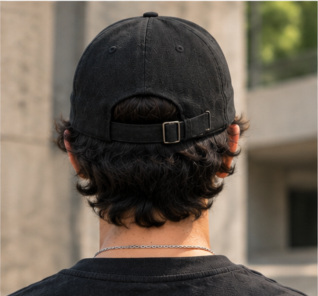 Baseball Ottoman Cap – 6-Panel Mid-Profile Adjustable Sports Cap alternate view
