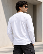Men's Full Sleeve T-Shirt — three-quarter back lifestyle