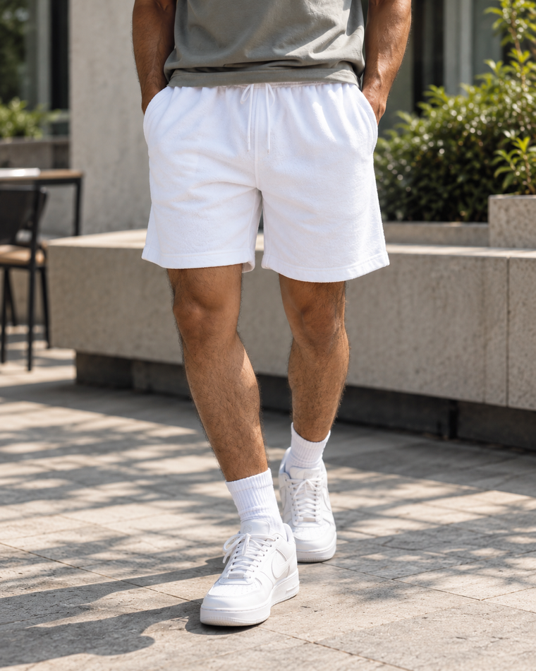 Men's Terry Shorts – Relaxed Fit alternate view