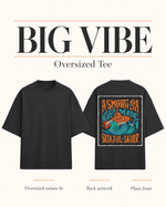 Big Vibe Tee — oversized fit and artwork guide