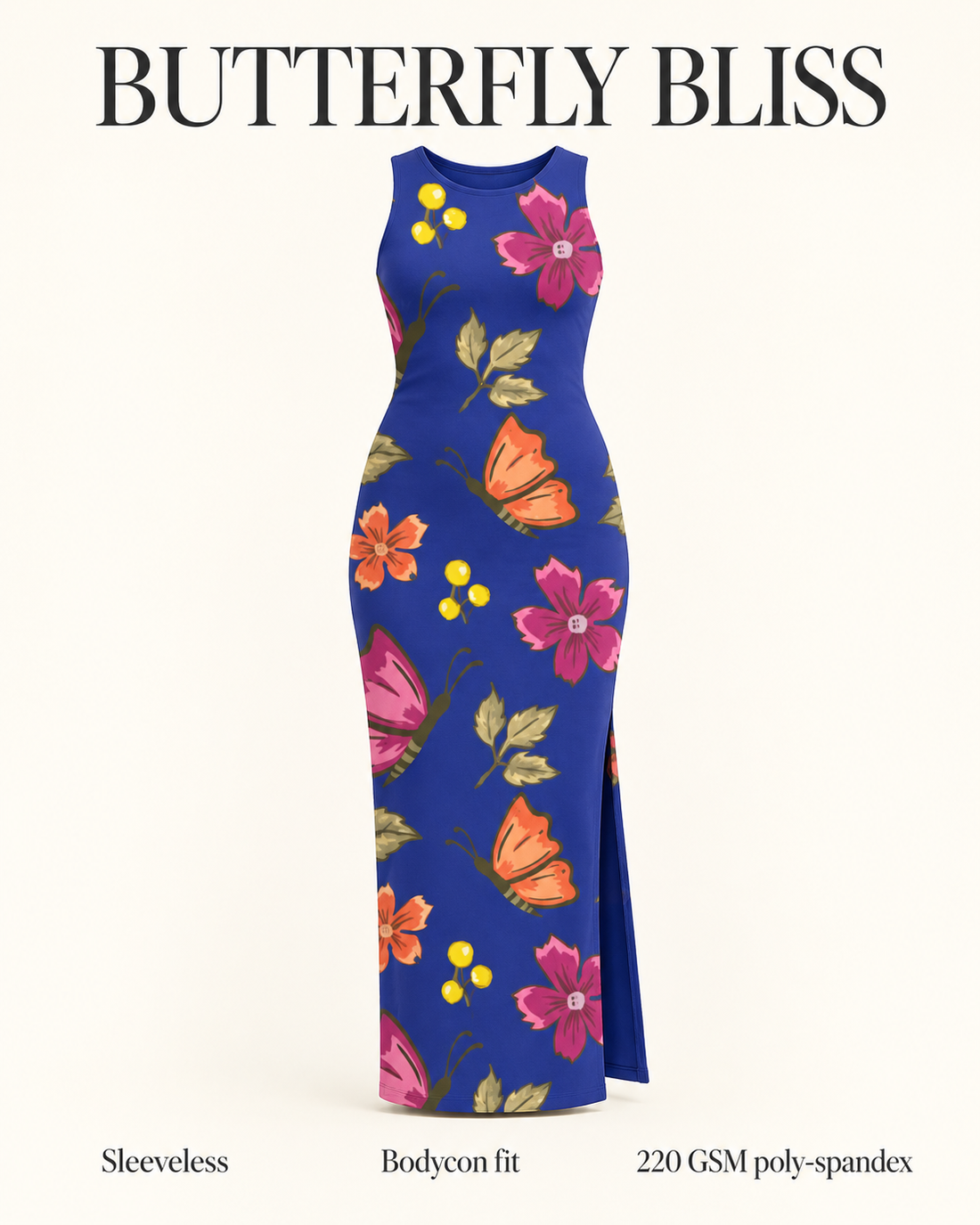 Butterfly Bliss Bodycon Dress — styled product view