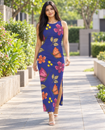 Butterfly Bliss Bodycon Dress — walking lifestyle view