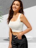 Cotton Blend Solid Top for Women