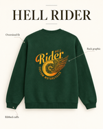 Hell Rider - Unisex Oversized Sweatshirt — product features