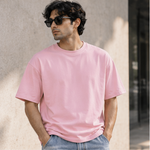Modern Unisex Stretch Tee light baby pink lifestyle
