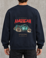 Torque Theory – Unisex Oversized Sweatshirt — back artwork detail