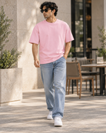 Modern Unisex Stretch Tee – Sharp Fit Minimalist T-Shirt — walk lifestyle photo