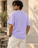 Unisex Supima Cotton T-Shirt – 160 GSM Premium Regular Fit Tee — back lifestyle photo