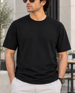 Standard Unisex Crew Neck T-Shirt – 100% Cotton 180 GSM Everyday Tee — garment close-up