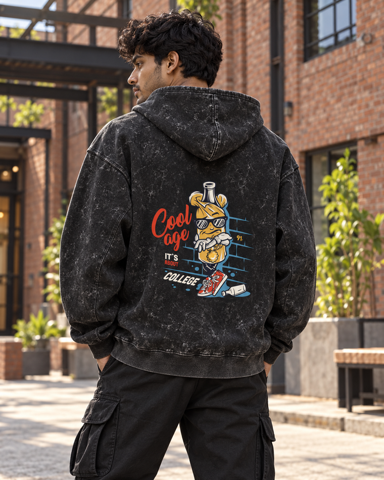 Washed Sin Unisex Acid Wash Hoodie