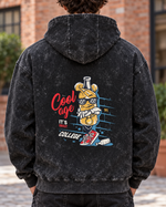 Washed Sin Unisex Acid Wash Hoodie — back artwork detail
