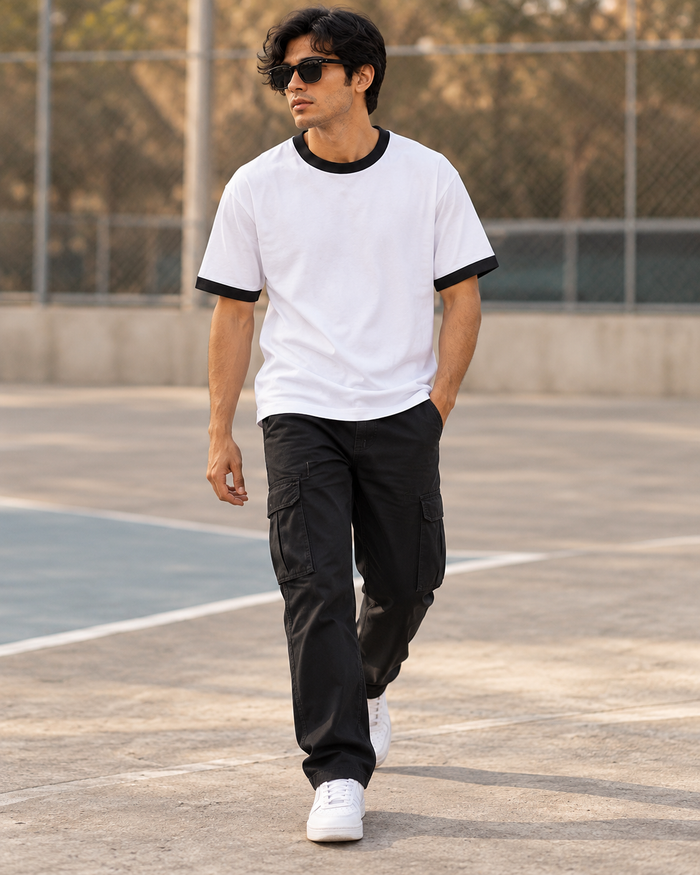 Unisex Ringer T-Shirt | Soft 100% Cotton 180 GSM | Breathable Everyday Casual Tee alternate view