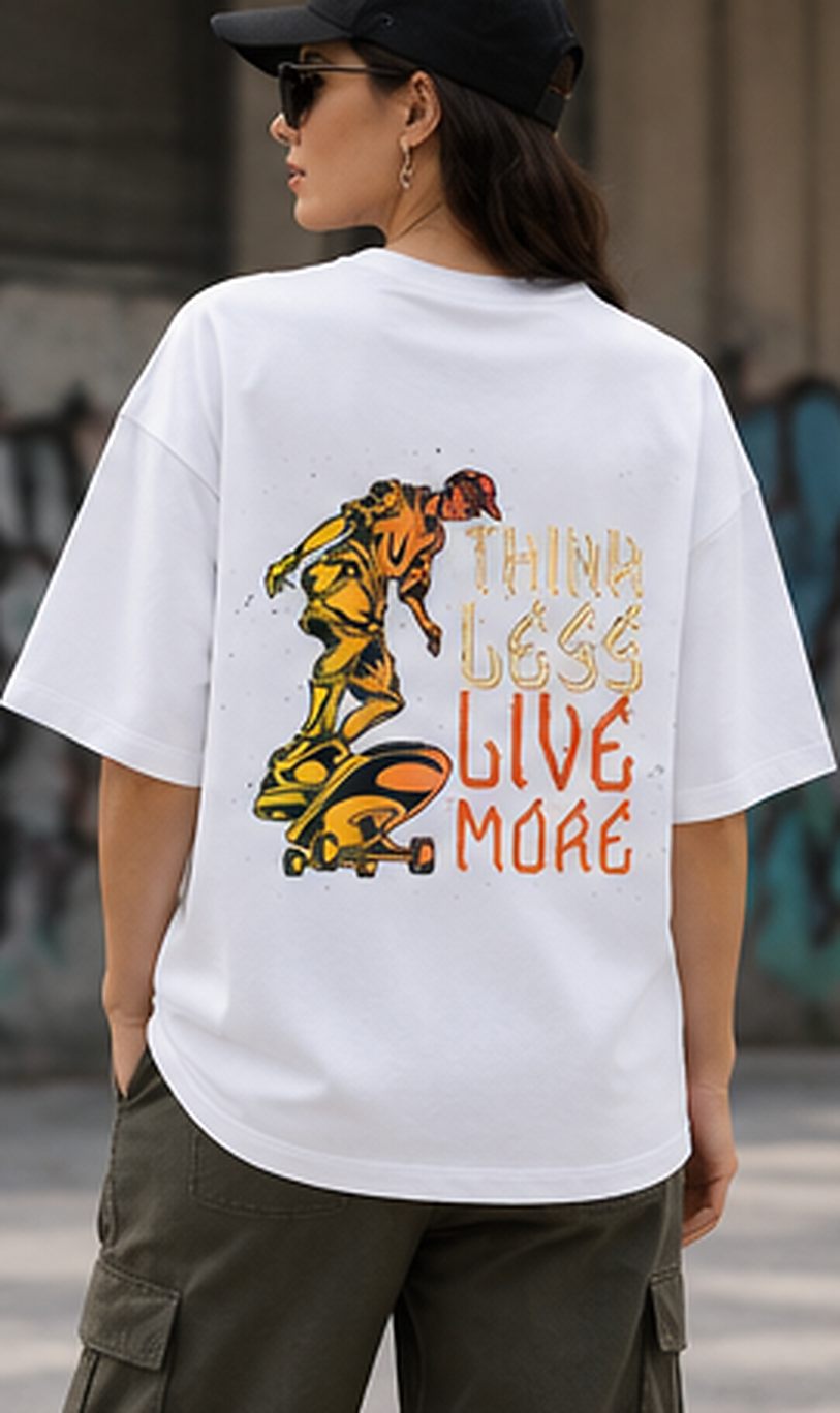 Worn In Stood Out oversized terry tee lifestyle back view